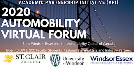 Automobility Academic Partnership Initiative (API) Virtual Forum primary image