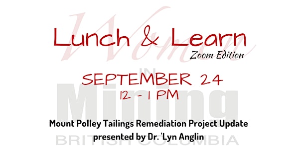 Lunch & Learn - September 24, 2020 - Online Event