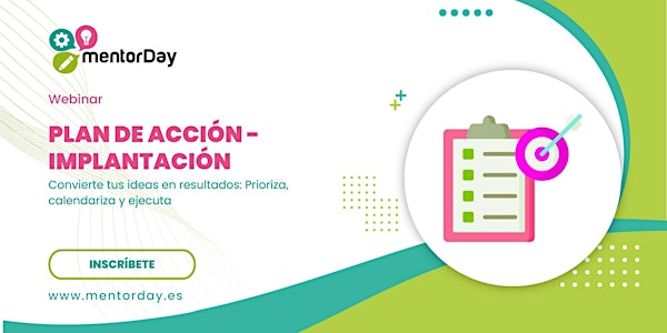 Webinar: Plan de acción, implantación