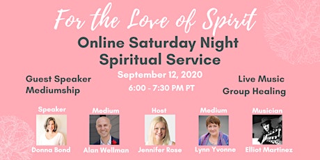 Online Saturday Night Spiritual Service primary image