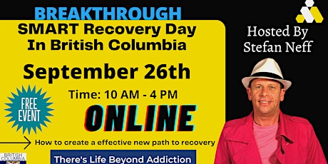 SMART Recovery Day In British Columbia Canada Live Online Event primary image