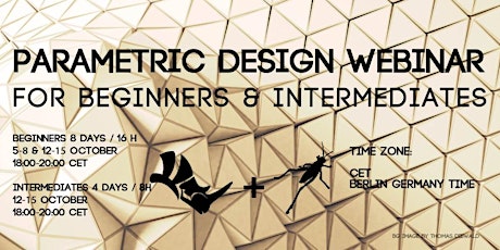 Parametric Design WEBINAR (Rhino + Grasshopper)