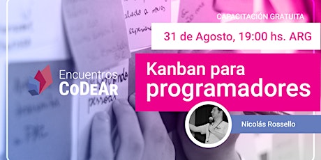 Imagen principal de #EncuentrosCodear | Kanban para programadores