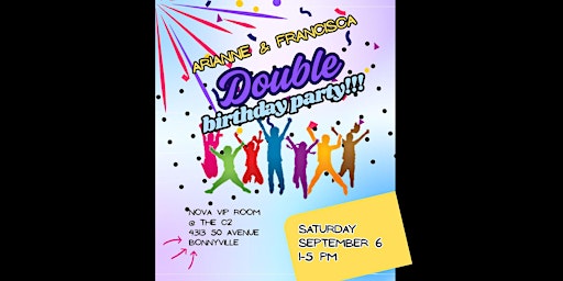 Image principale de Arianne and Francisca birthday party