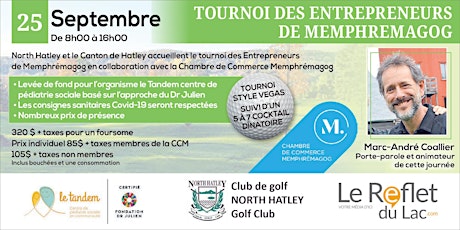 Journée de Golf des Entrepreneurs de Memphrémagog primary image