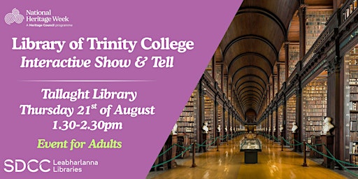Imagen principal de Library of Trinity College -Interactive Show & Tell