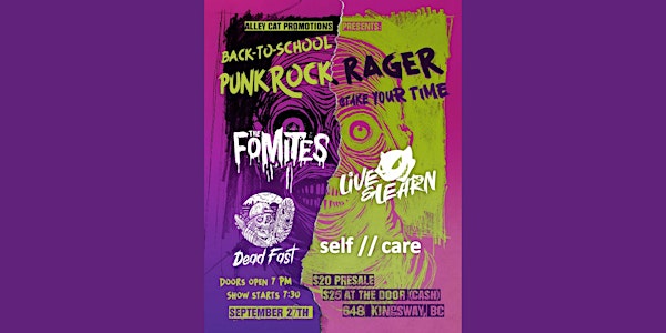 The Fomites, Live & Learn, Dead Fast, Self//Care - Take Your Time