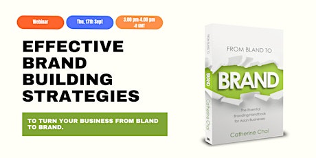 Effective Brand Strategies to Turn Your Business From Bland to Brand primary image
