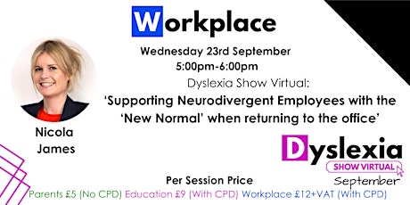 Supporting Neurodivergent Employees with the ‘New Normal’ primary image