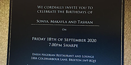 Sonya, Makayla and Tashan's Birthday Celebration primary image