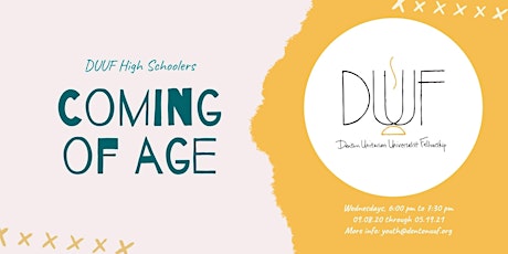 DUUF Coming of Age 2020-21