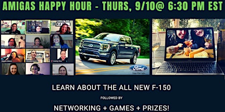 LatinaMeetup's AMIGAS Happy Hour  (09/10) Featuring Ford's All-New F-150 primary image