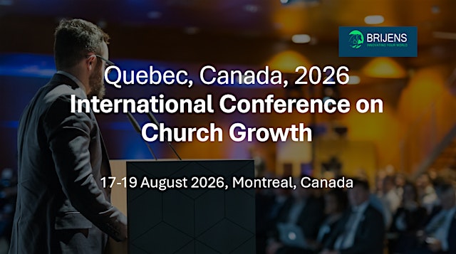 Primaire afbeelding van Quebec Canada 2026, International Conference on Church Growth