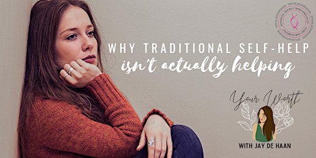 Why traditional self-help isn't  actually  helping.. Webinar primary image
