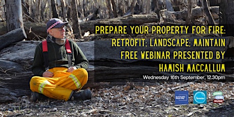 Primaire afbeelding van Prepare Your Property For Fire: Retrofit, Landscape, Maintain Free Webinar