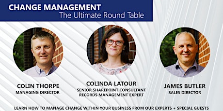 Change Management: The Ultimate Round Table primary image