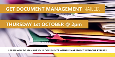 Get Document Management Nailed. primary image