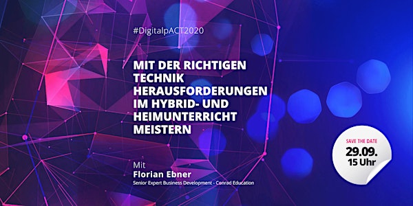 #DigitalpACT2020 | Webinar mit Florian Ebner
