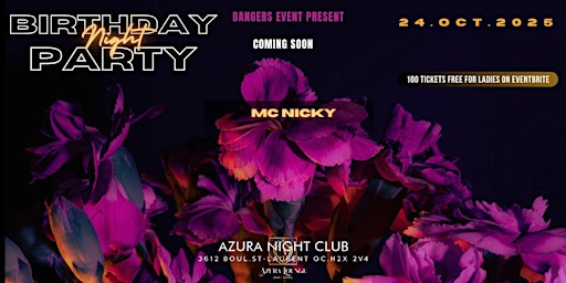 Image principale de MC NICKY's BDAY BASH