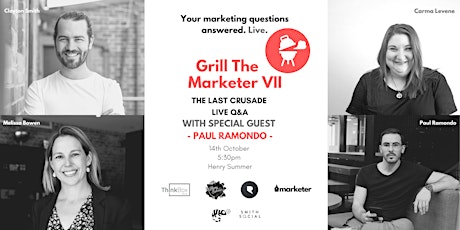 Grill The Marketer VII - The Last Crusade | Live Marketing Q&A