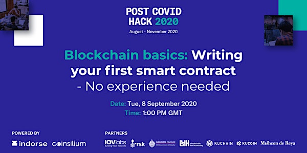 Blockchain basics: Writing your first smart contract - No experience needed