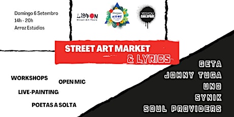Imagem principal de Street Art Market & Lyrics | Domingos no Arroz w/ YYCS