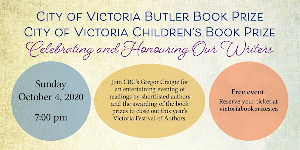 2020 Victoria Book Prizes