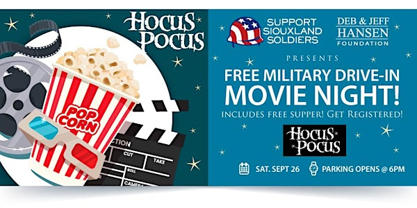 FREE Military Drive-In Movie Night: Hocus Pocus!