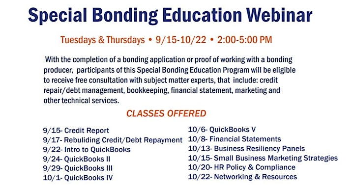 Special Bonding Education Webinar image