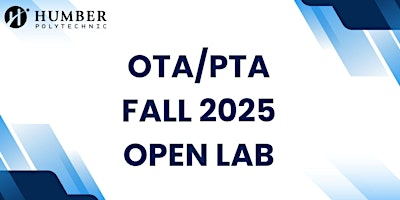Image principale de OTA/PTA Fall 2025 Open Lab