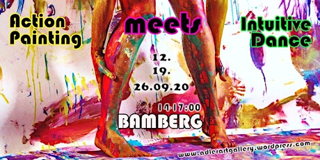 Hauptbild für WORKSHOP// Action Painting meets Intuitive Dance