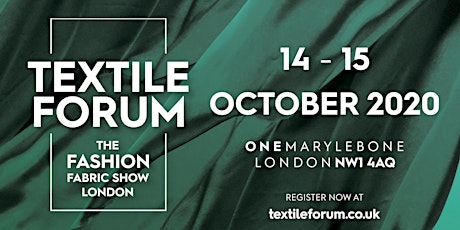 Textile Forum: 14-15 October primary image