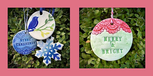 Pottery Christmas Ornament Workshop with Elizabeth Munro primary image