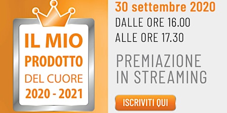 Immagine principale di Il Mio Prodotto del Cuore 2020 - 2021, 30 settembre 2020, Save the date! 