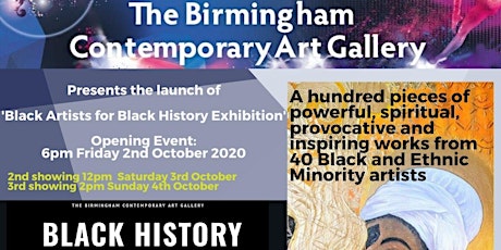 BLACK HISTORY OPENING EVENT AND ART EXHIBITION primary image