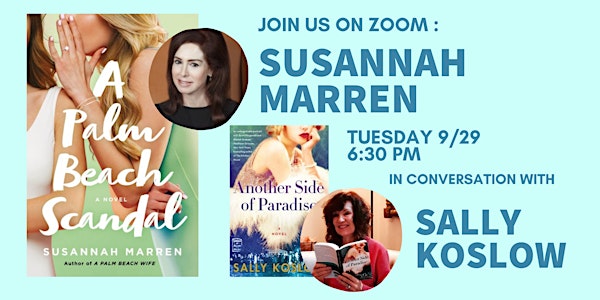 Authors on Zoom: Susannah Marren in conversation with Sally Koslow