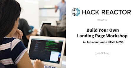 Build Your Own  Landing Page Workshop - An Introduction to HTML & CSS primary image