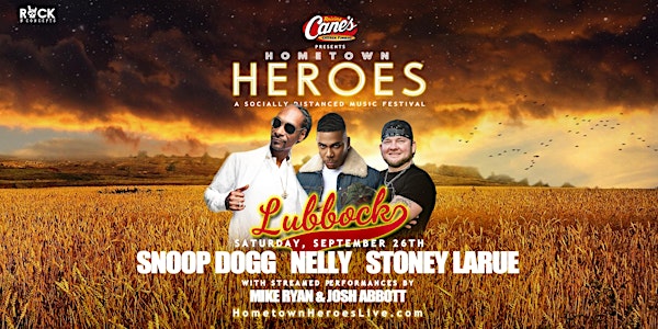 Snoop Dogg, Nelly, Stoney LaRue LIVE in LUBBOCK  Starting at $52/Person