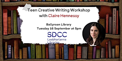 Image principale de Teen Creative Writing Workshop with author Claire Hennessy