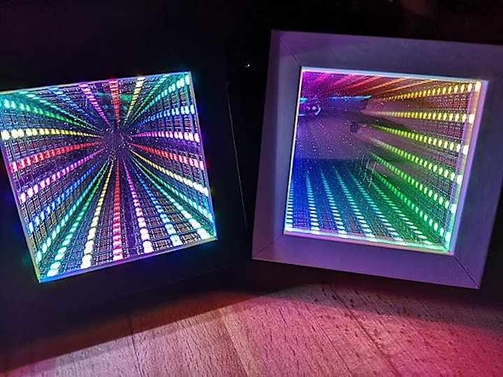 FabLabKids: Gemeinsam bauen wir Deinen 3D-LED-Rainbow-Spiegel: Bild 