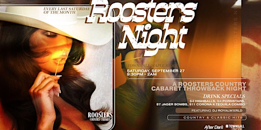 Image principale de ROOSTERS NIGHT AT TOWNHALL MAPLE RIDGE