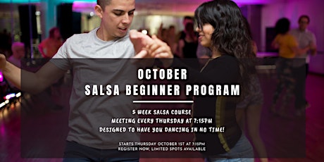 October Salsa Beginner Program primary image