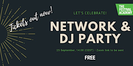 Primaire afbeelding van The Festival Academy: Network & DJ Party
