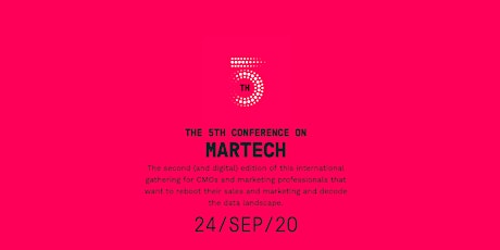Primaire afbeelding van The 5th Conference on MarTech 2020