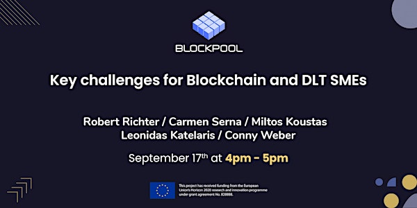 Key challenges for Blockchain and DLT SMEs.