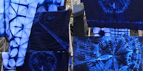 Stitched Shibori and Indigo dyeing primary image