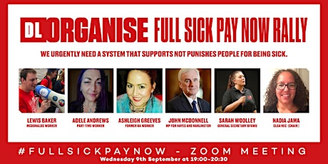 Full Sick Pay Now rally primary image