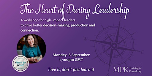 Image principale de The Heart of Daring Leadership - A Workshoppy Webinar