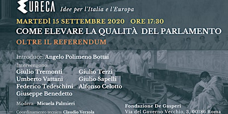 Immagine principale di Come elevare  la qualità  del Parlamento - Oltre il referendum 