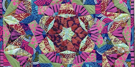 Primaire afbeelding van How to make a Kaleidoscope Quilt - October 10, 17 and 24, at 1PM EST (NY)